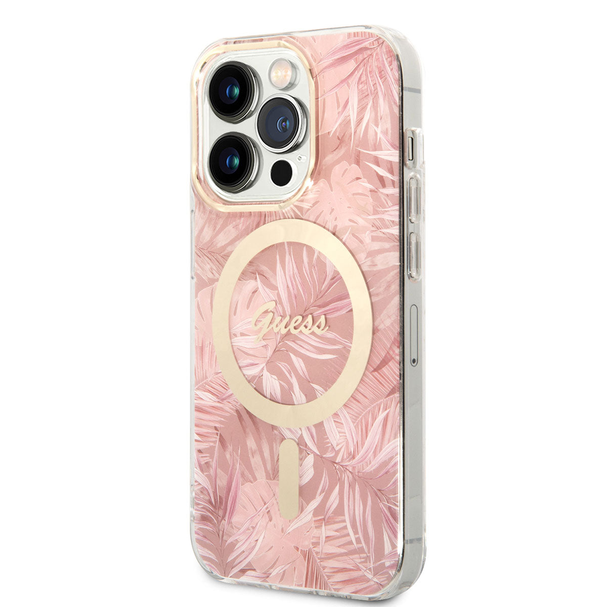 Guess iPhone 14 Pro Magsafe Şarj Özellikli Yaprak Desenli Magsafe Şarj Kablolu Telefon Kılıfı - 12 Guess iPhone 14 Pro Magsafe Şarj Özellikli Yaprak Desenli Magsafe Şarj Kablolu Telefon Kılıfı - 12